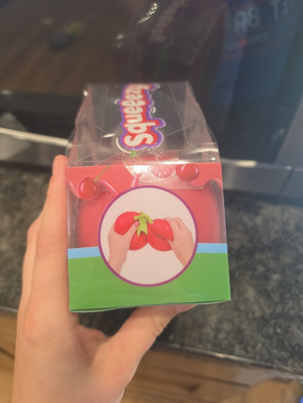 Squeeezy Cherries Squishy Toy By Sunny Days - Picture 2 of 3